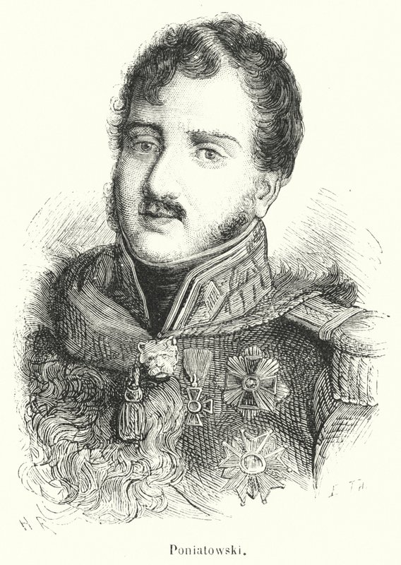 Poniatowski (engraving) by French School