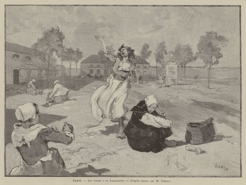 Paris, The Madwomen at Salpêtrière by French School