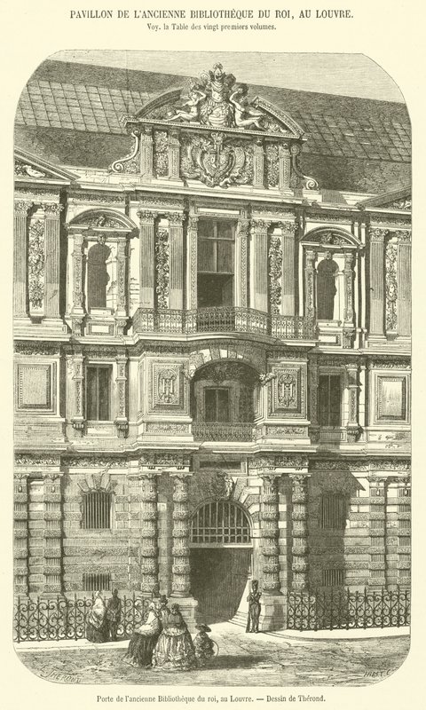 Entrance Gate of the Old Royal Library, Louvre by French School