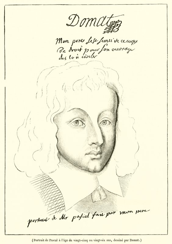 Portrait of Pascal at the Age of Twenty-Five or Twenty-Six by French School