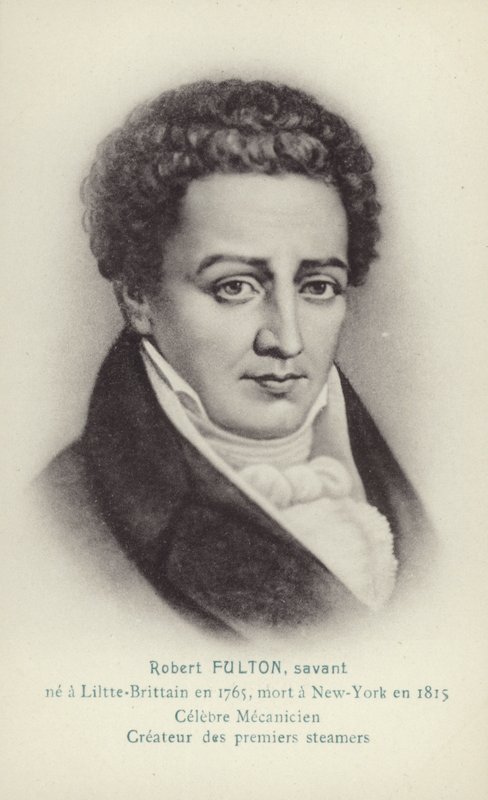 Robert Fulton (1765-1815), American Engineer, Inventor and Steamboat Pioneer by French School