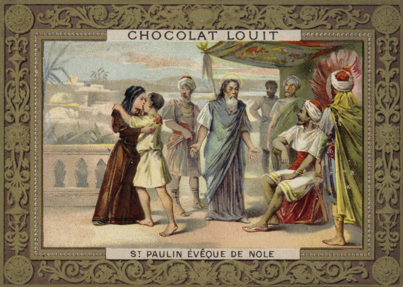 St Paulinus, Bishop of Nola by French School