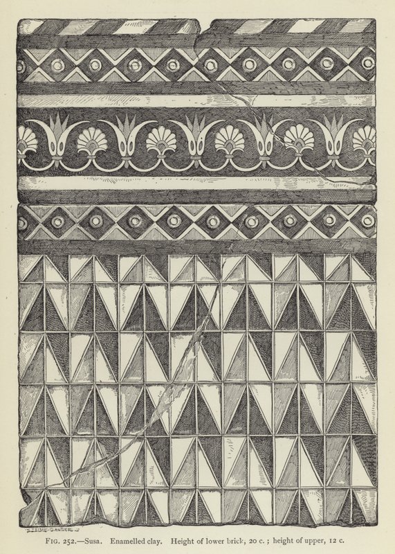 Susa, Enamelled Clay by French School
