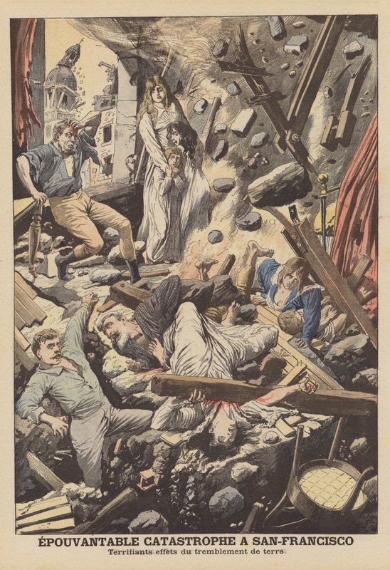 The San Francisco earthquake of 1906 by French School