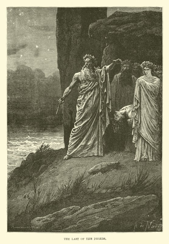 The Last of the Druids by French School