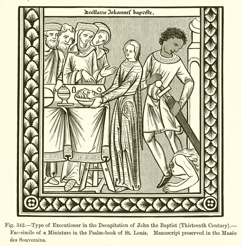Type of Executioner in the Decapitation of John the Baptist by French School