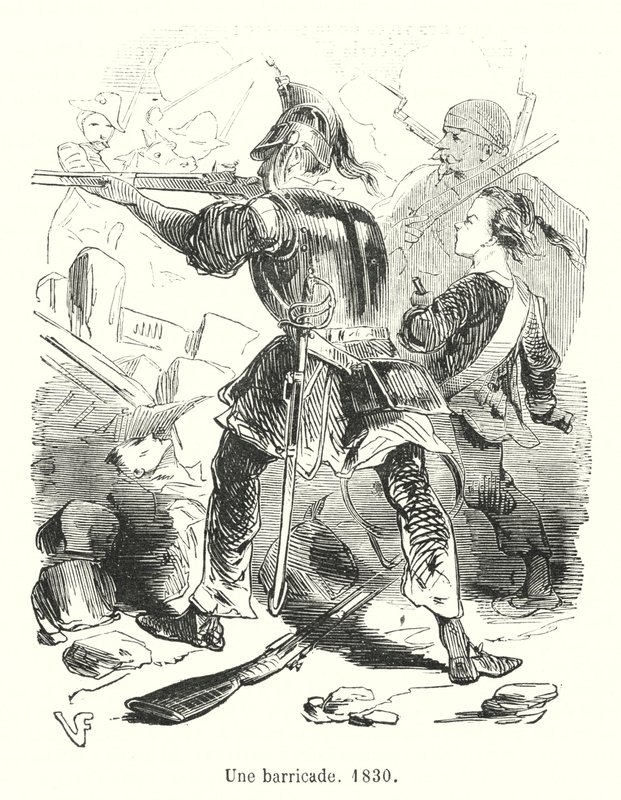 A Barricade by French School