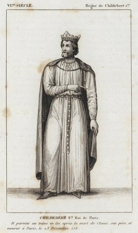 6th Century, Reign of Childebert I, Childebert I, King of Paris by French School