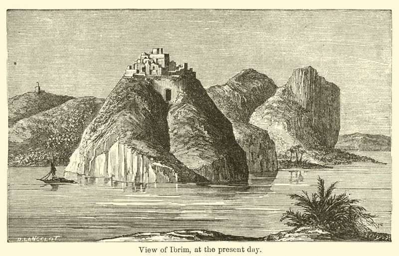 View of Ibrim, at the present day by French School