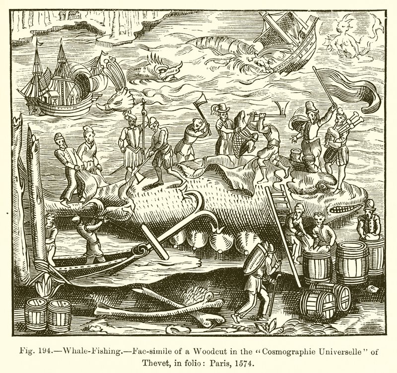 Whale Fishing by French School