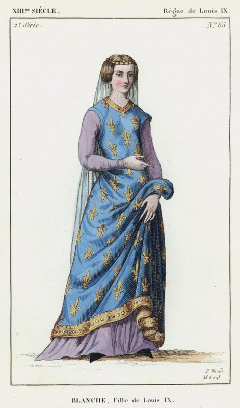 13th Century, Reign of Louis IX, Blanche, Daughter of Louis IX by French School