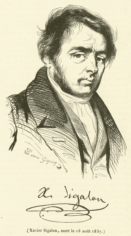 Xavier Sigalon, Died August 18, 1837 by French School