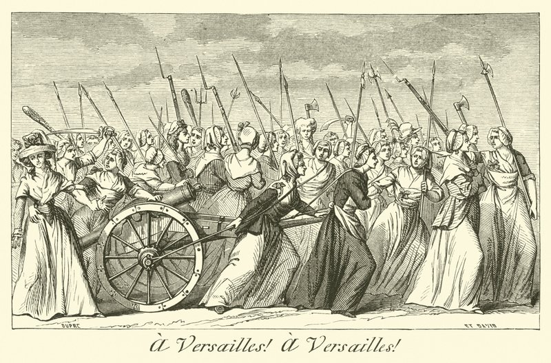 To Versailles! To Versailles! by French School