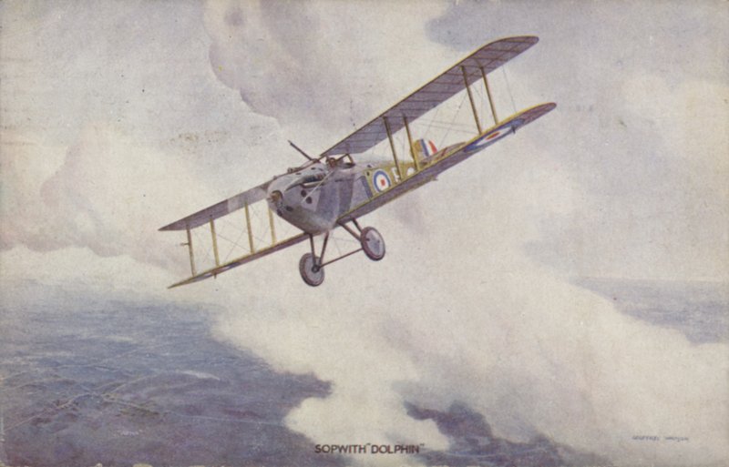 Sopwith Dolphin fighter plane by Geoffrey (after) Watson