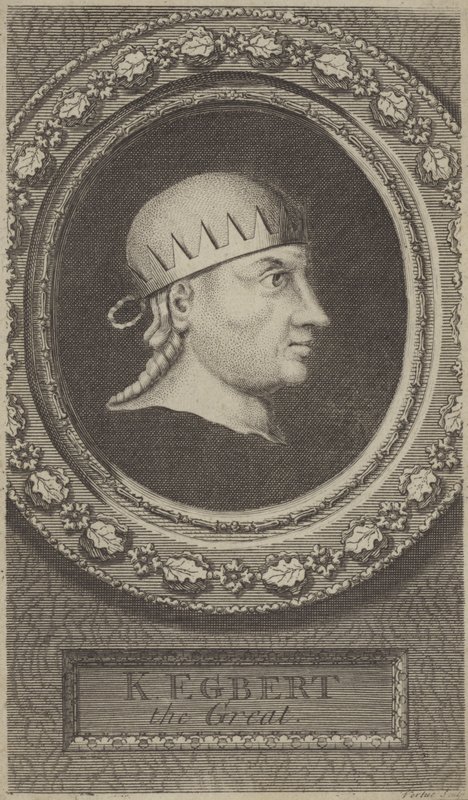 Egbert, King of Wessex by George Vertue