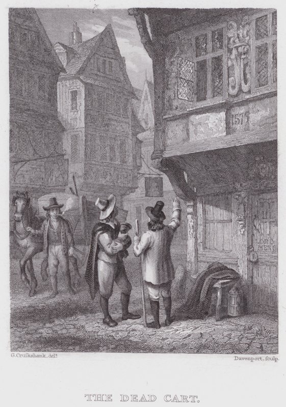The Dead Cart by George (after) Cruikshank
