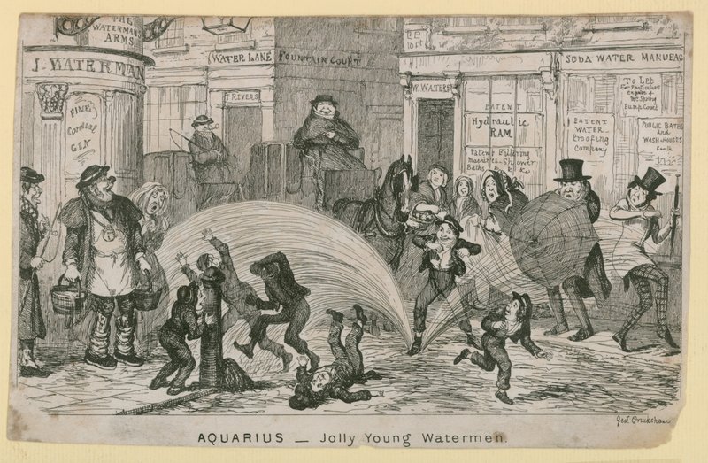 Jolly Young Watermen by George Cruikshank