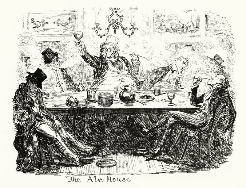 The Ale House by George Cruikshank