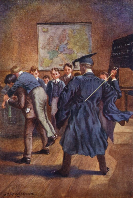 A few sharp cuts was all which Mr Rose gave them by George Derville (after) Rowlandson