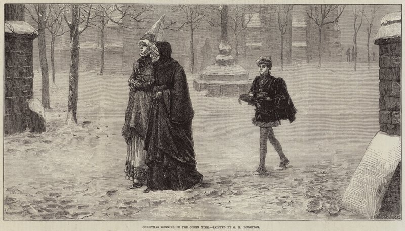 Christmas Morning in the Olden Time by George Henry Boughton