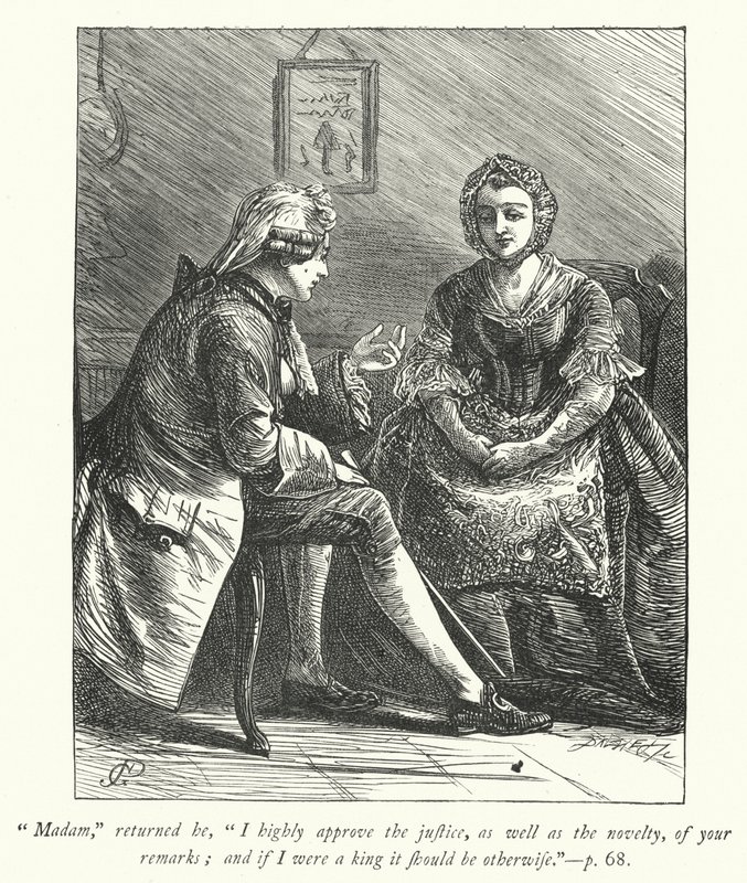 Illustration for The Vicar of Wakefield by George John Pinwell