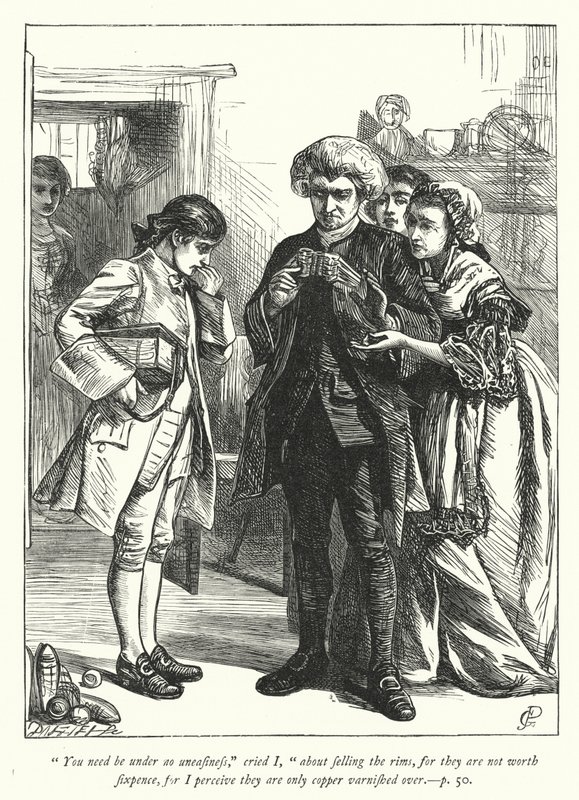 Illustration for The Vicar of Wakefield by George John Pinwell