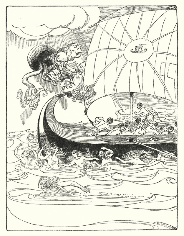 And they caught the ship and guided her, and passed her on from hand to hand by George Soper