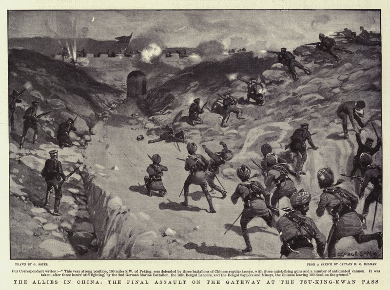 The Allies in China, the Final Assault on the Gateway at the Tsu-King-Kwan Pass by George Soper