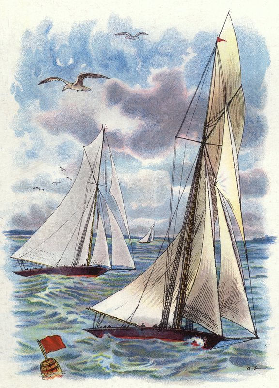 A Yacht Race by George Washington Lambert