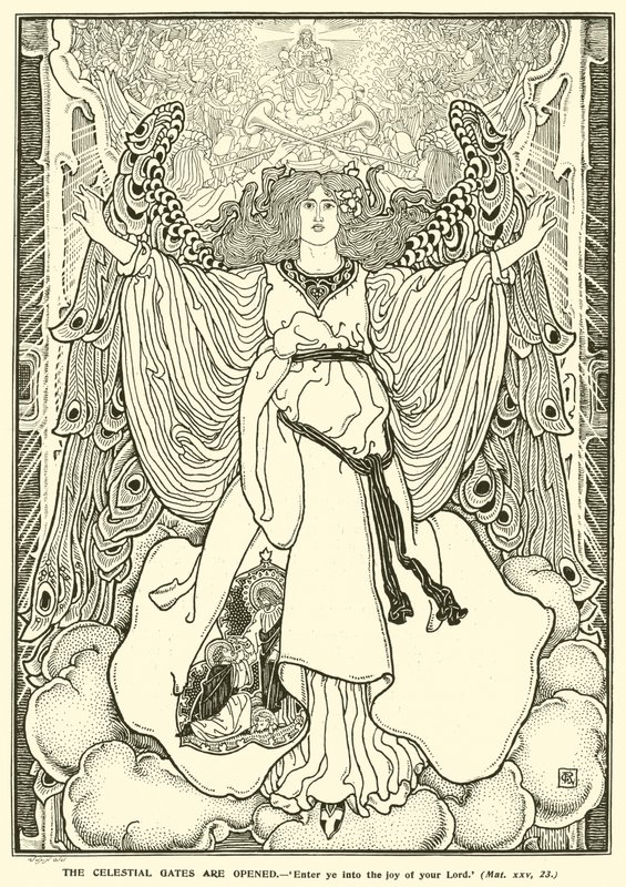 The Celestial Gates are Opened by George Woolliscroft Rhead