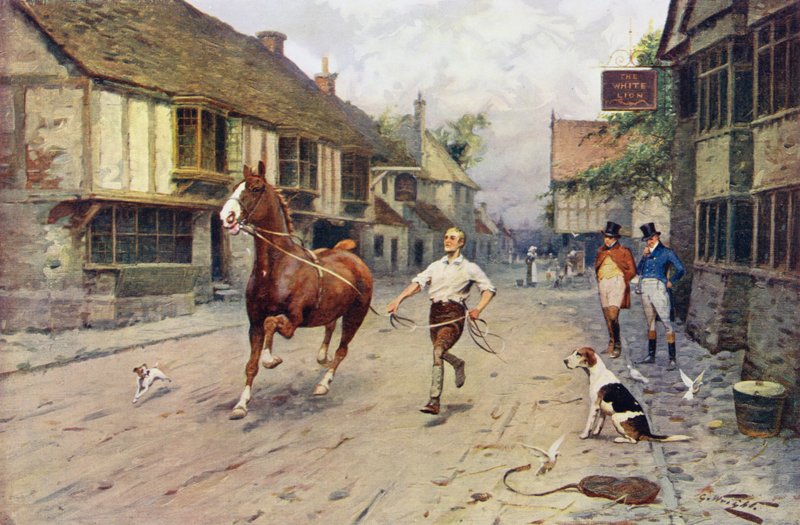 Showing His Paces by George Wright