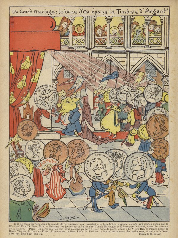 Illustration for Le Rire by Georges Delaw