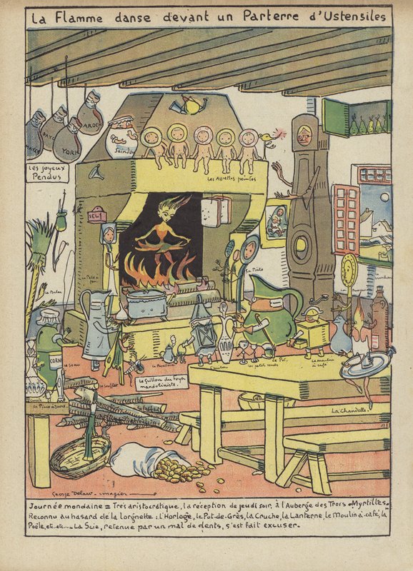 Illustration for Le Rire by Georges Delaw