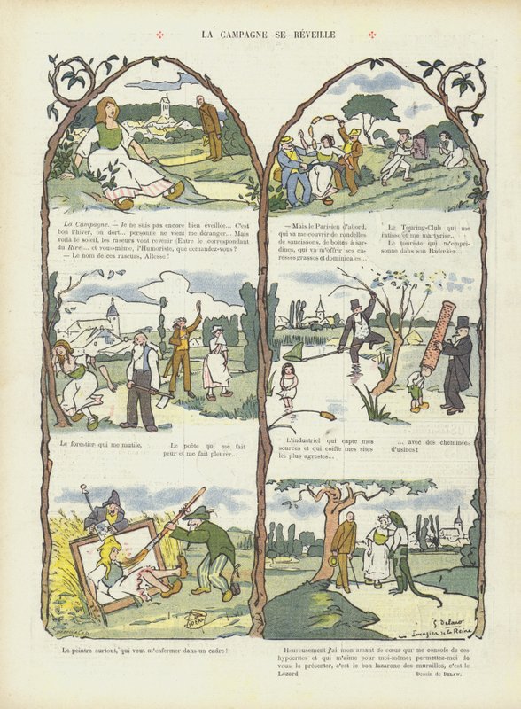 Illustration for Le Rire by Georges Delaw