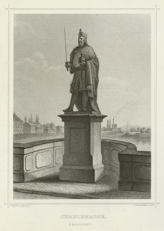 Charlemagne, Frankfort by German School