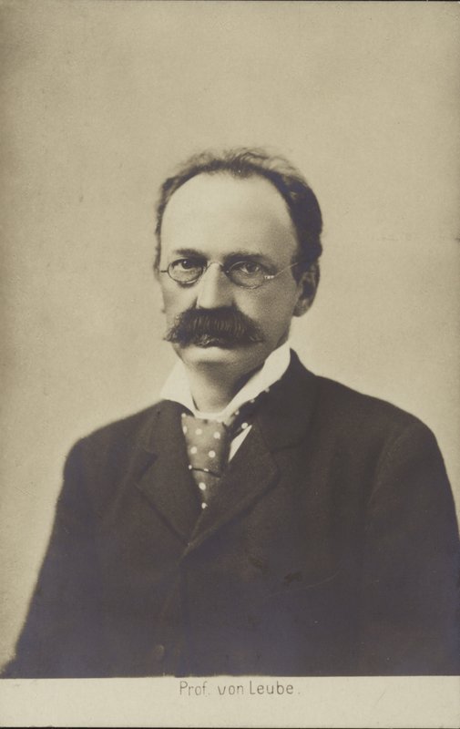 Wilhelm Olivier Leube by German Photographer