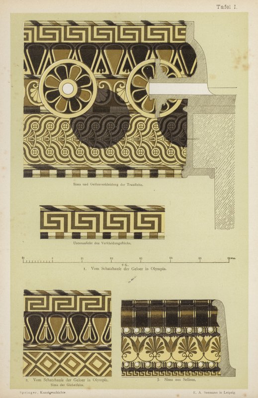 Ancient Greek Architectural Decoration by German School