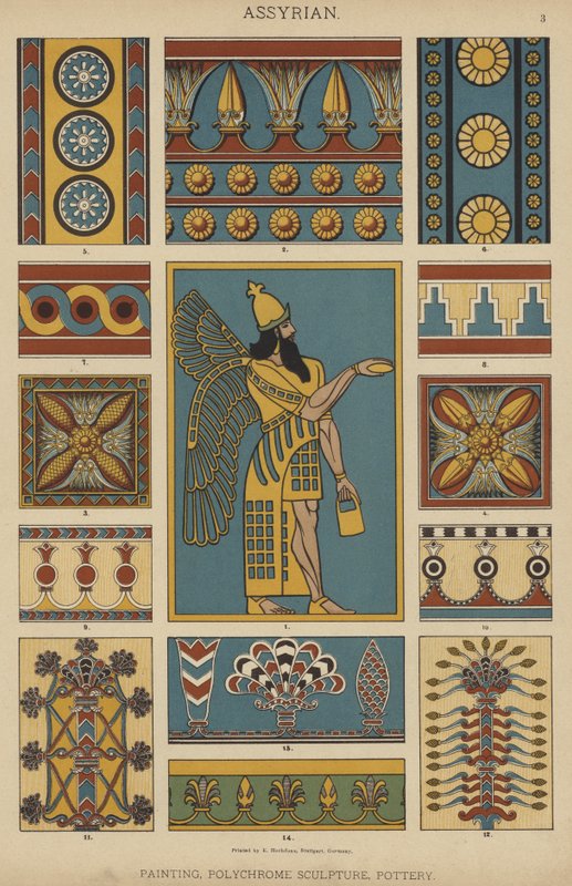 Assyrian, Painting, Polychrome Sculpture, Pottery by German School
