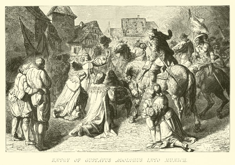 Entry of Gustavus Adolphus into Munich by German School
