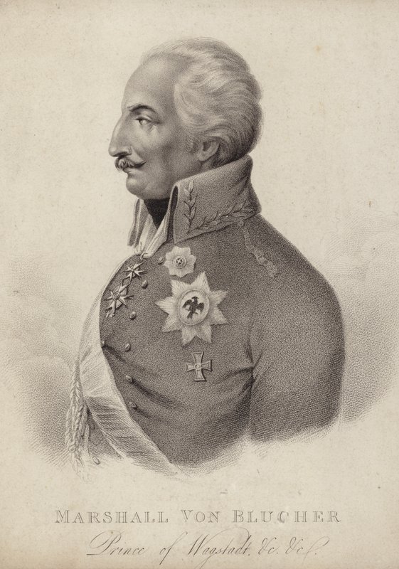 Gebhard von Blucher, Prussian Field Marshal by German School