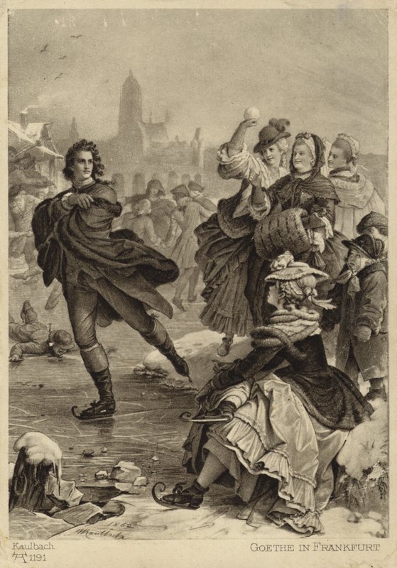 Goethe in Frankfurt by German School