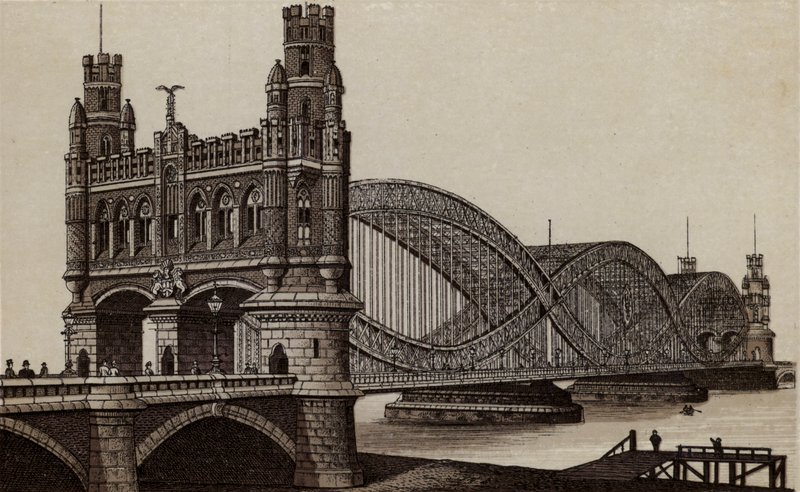 Hamburg: Neue Elb-Brucke by German School