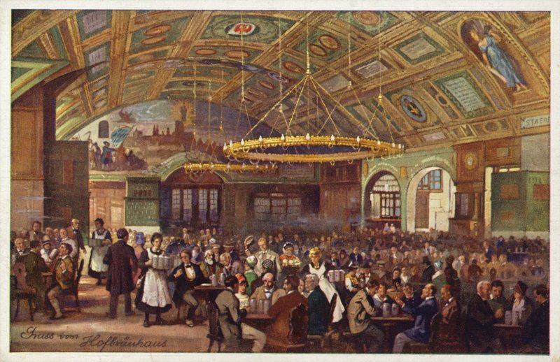 Hofbräuhaus, Munich by German School