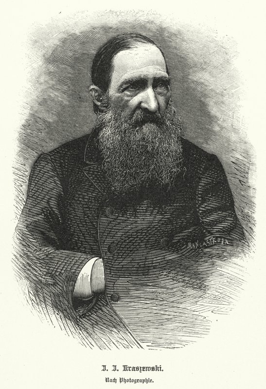 Jozef Ignacy Kraszewski, Polish historian and novelist by German School