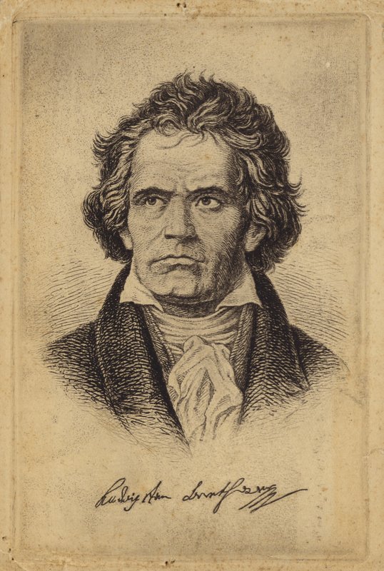 Ludwig van Beethoven, German composer and pianist by German School