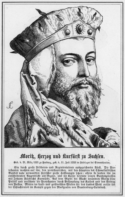 Morik, Duke and Elector of Saxony by German School