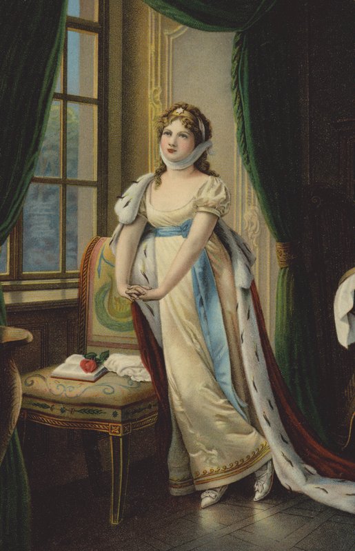 Queen Louise of Prussia on her flight to Memel von German School