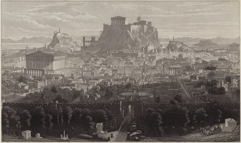 Reconstruction of Ancient Athens by German School