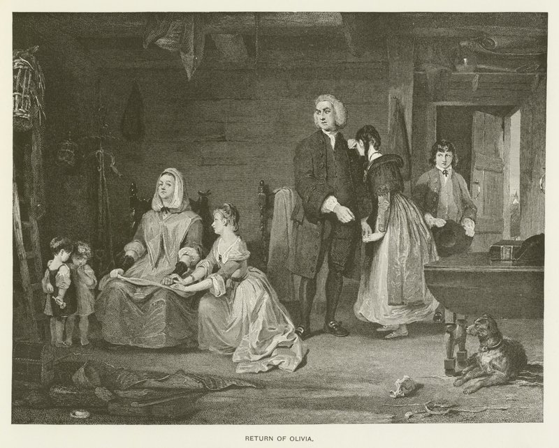 Return of Olivia by Gilbert Stuart after Newton