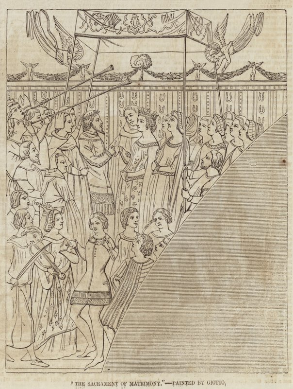 The Sacrament of Matrimony by Giotto di Bondone